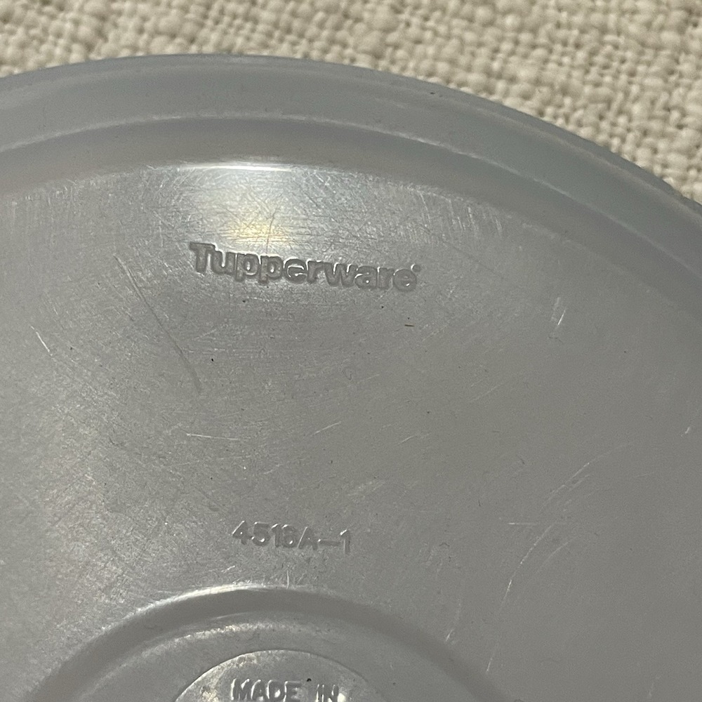 Tupperware Impressions Set of‎ 4 Cup Holder Snackatizer Tray Snack Plates Gift - Picture 7 of 7